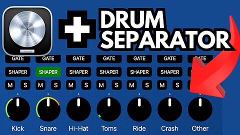 Logic Pro's StemSplitter + ReStem: Perfect Drum Separation!