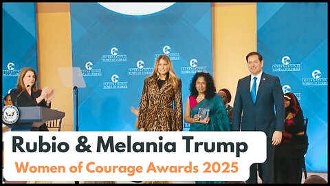Marco Rubio & Melania Trump at Women of Courage Awards 2025 | USA | Amaravati Today