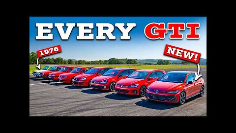 VW Golf GTI Generations DRAG RACE