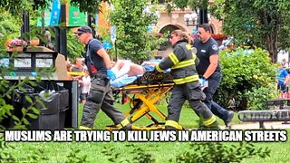 MOLOTOV ATTACK by ILLEGAL MUSLIM at rally in Boulder Colorado