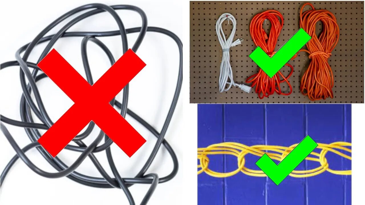 What are the best ways to store extension cords?