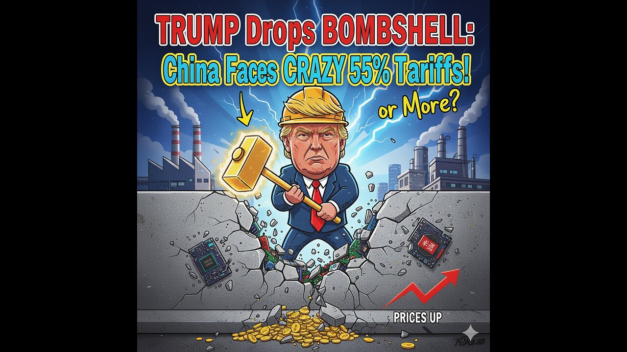 TRUMP Drops BOMBSHELL: China Faces CRAZY 55% Tariffs or More?
