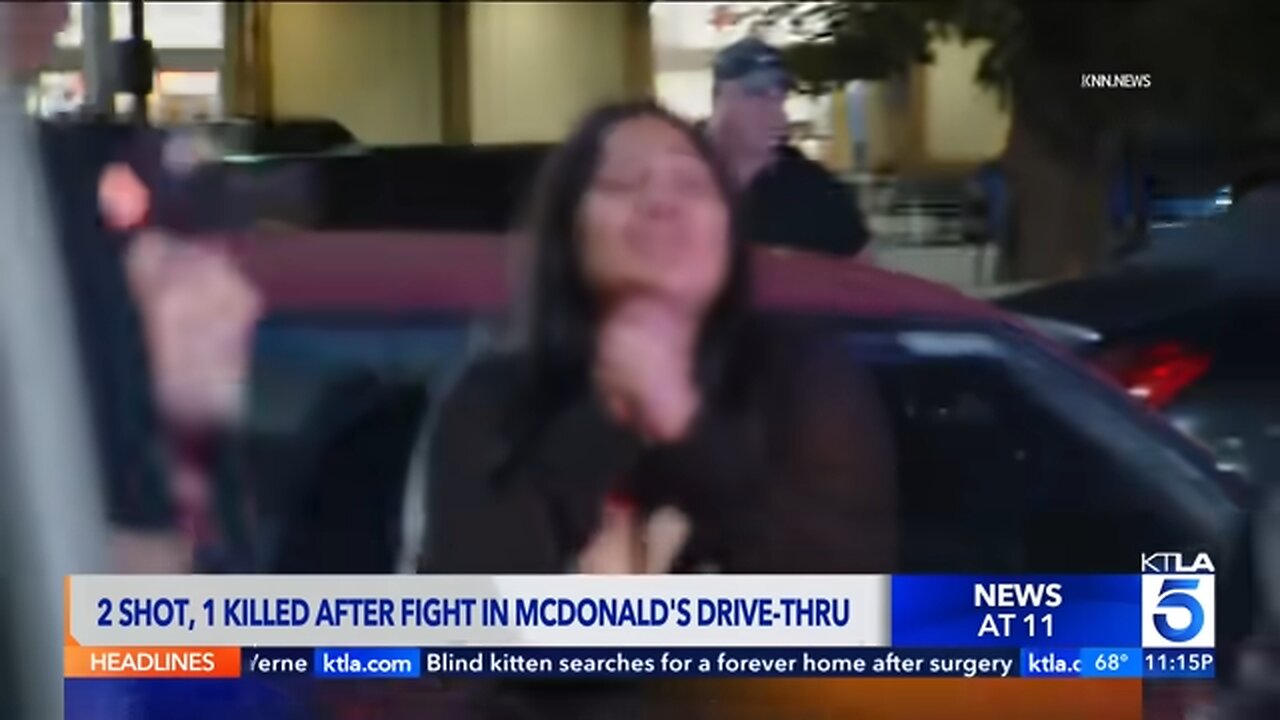 2 shot, 1 killed after fight in McDonald’s drive-thru in East Hollywood