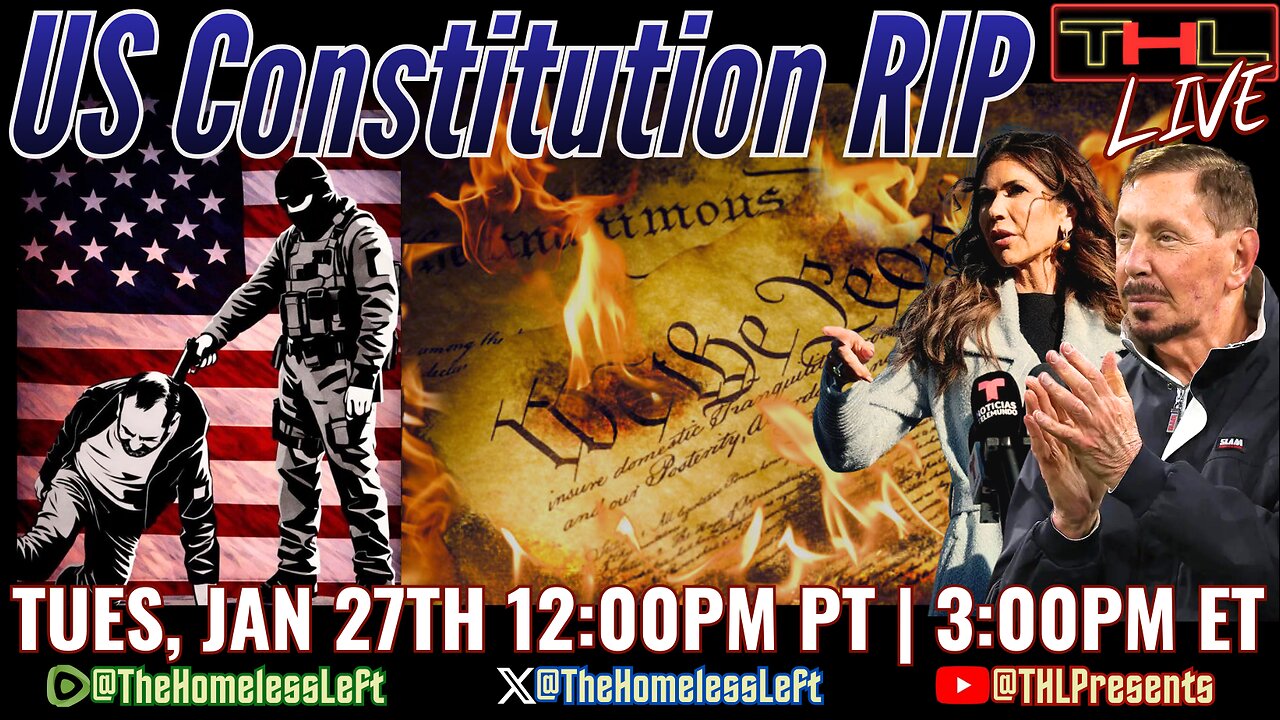 Latest ICE Murder Ends 2nd Amendment w CRAIG PASTA from Minneapolis, CENSORED TikTok Users Ditch App for UpScrolled, Trump Set to ATTACK Iran, Massive Nurses STRIKE Begins as Kaiser CEOs Retaliate | THL Ep 162 LIVE