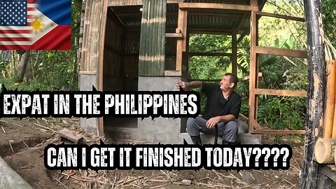 🇵🇭 Expat Life in the Philippines: Building a Bamboo Bathroom Wall at the Farm 🌿🛠️