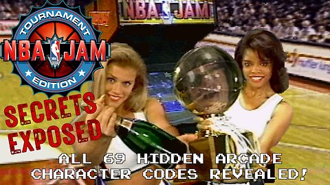 EVERY NBA Jam Tournament Edition (1994, Arcade) Hidden Character Code Revealed!