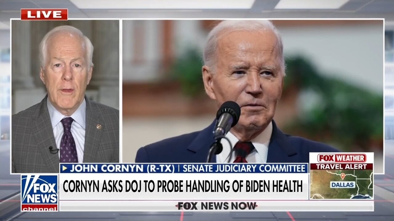 Sen John Cornyn: Bidens Decline Cover-Up Needs To Be Investigated