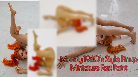 Pinup Style - Miniature Mandy (Two Figures!)