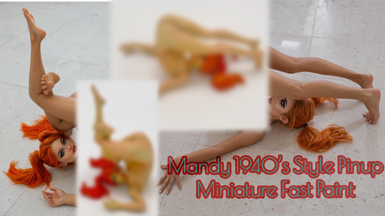 Pinup Style - Miniature Mandy (Two Figures!)