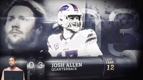 CHANNELADRIANTV Reacts | 3: Josh Allen (QB, Bills) | Top 100 Players of 2025