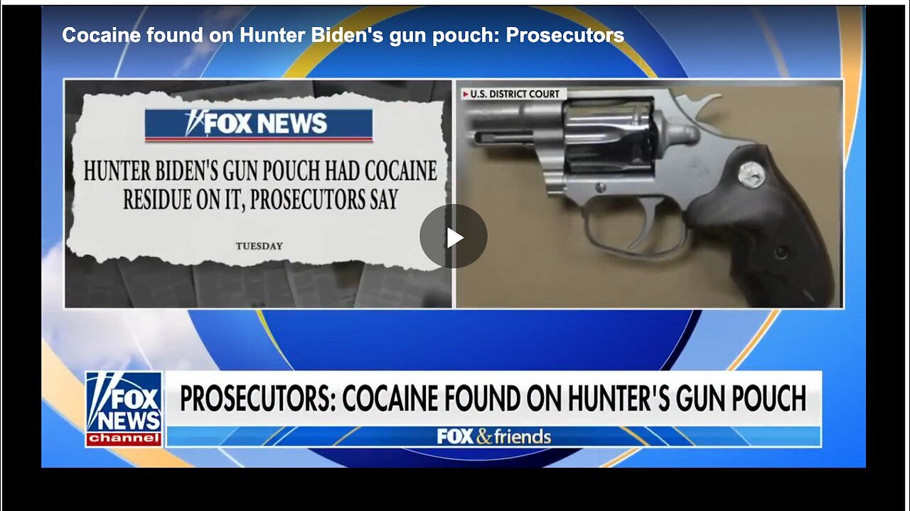 "Hunter Biden's Gun Pouch Tests Positive for Cocaine"