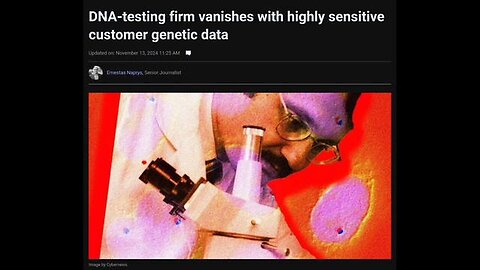 "Unsettling Vanish of DNA Testing Company with Valuable Customer Genetic Data"