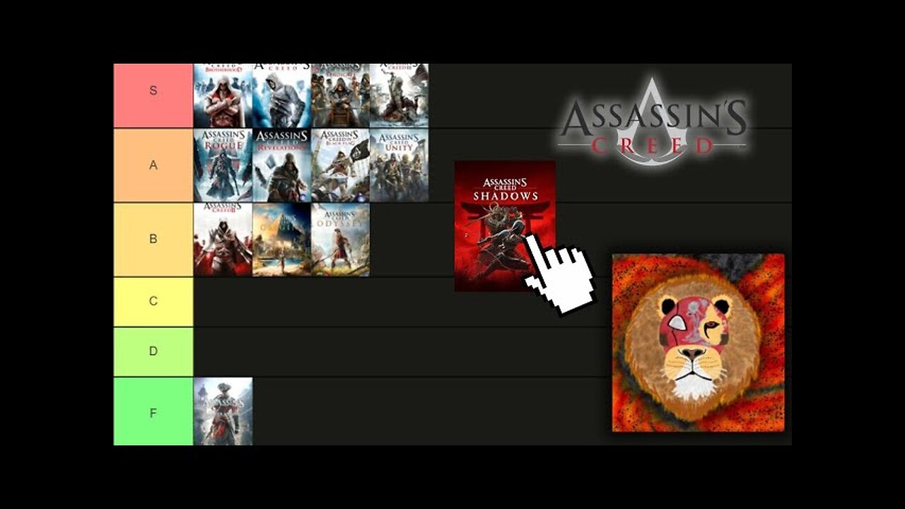 I Ranked All Assassin's Creed Games In A Tier List For The First Time In 2025