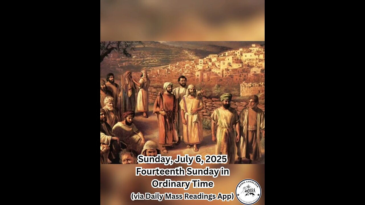 Sunday, July 6, 2025 Fourteenth Sunday in Ordinary Time #faith #readings #ordinarytime2025