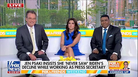 Jen Psaki Says She ‘Never Saw’ Biden’s Decline While Working as Press Secretary: ‘Cover-Up Is a Very Loaded Term’