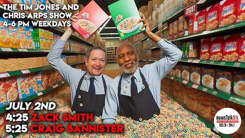The Tim Jones and Chris Arps Show 07.02.2025 Zack Smith | Bob Onder | Craig Bannister