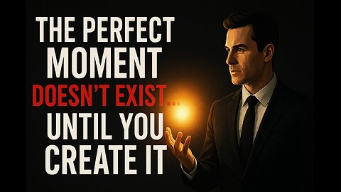 “The Perfect Moment Doesn’t Exist… Until You Create It”