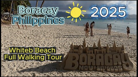 Boracay Island Philippines November 2025 Day Walk Full Beach