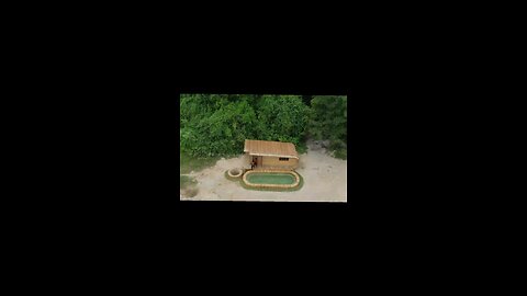 Building Loving House in Deep forest with Swimming Pool by Primitive