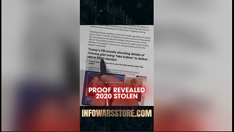 Alex Jones: FBI Confirms China & Deep State Stole 2020 Election From Trump - 6/18/25