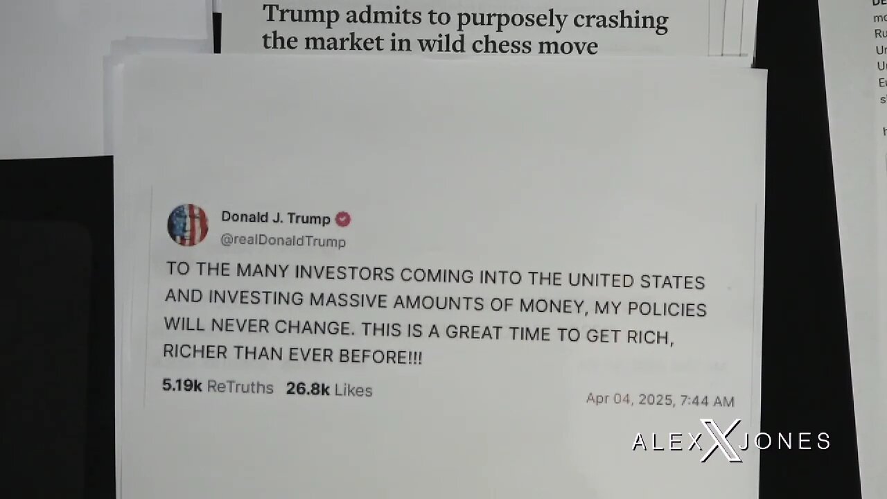 Trump's Wild Secret Chess Move