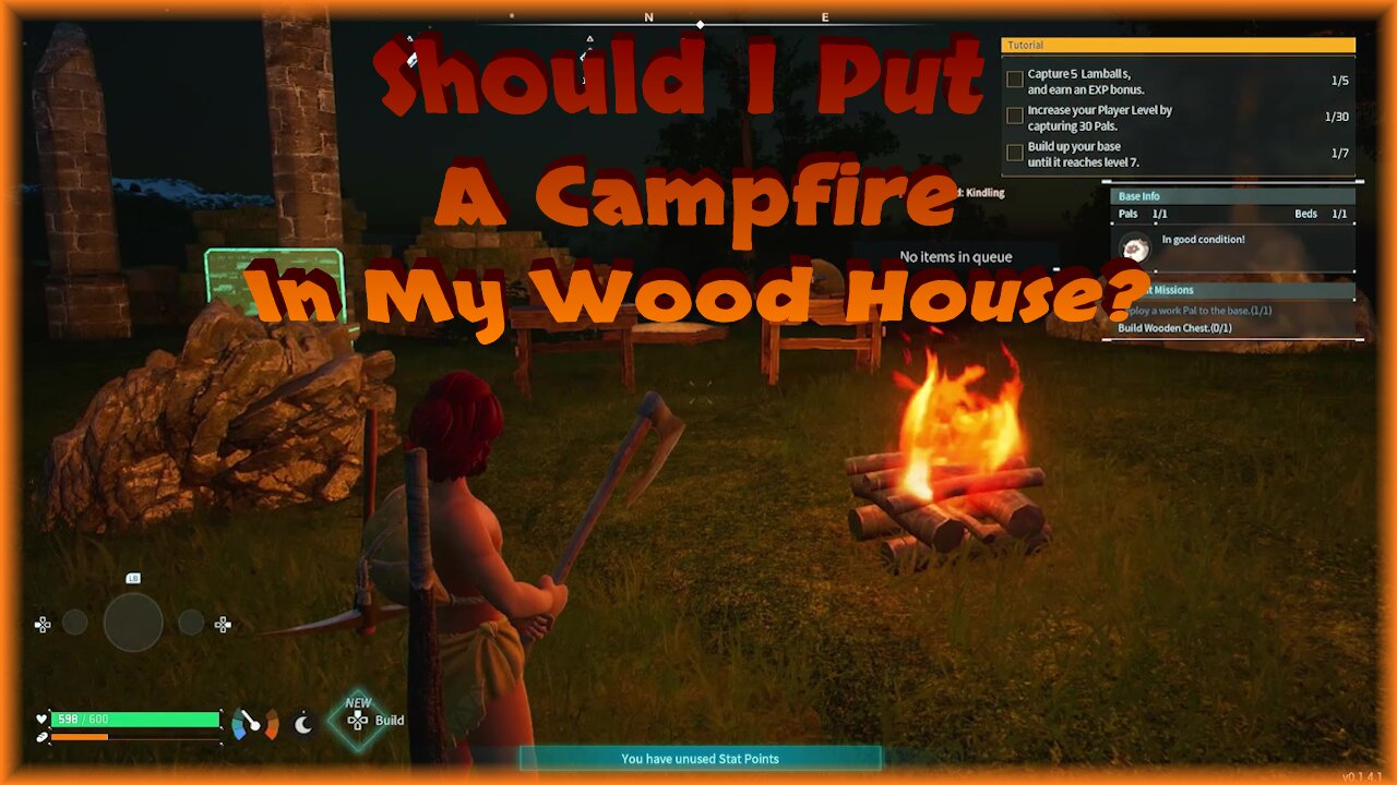 Should I Put A Campfire In My Wood House? / Palworld R1 E5
