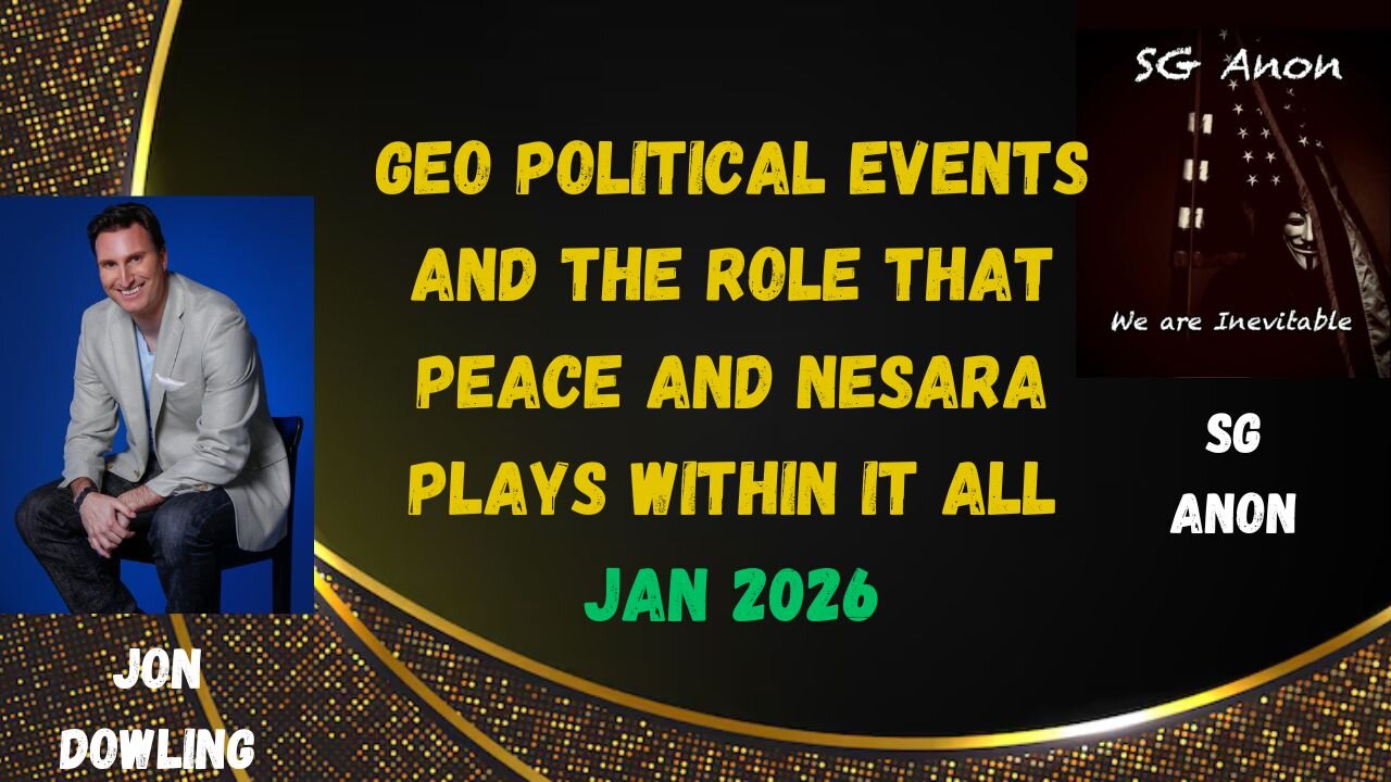 Jon Dowling & SG Anon Discuss Latest Financial and Geo Political Updates