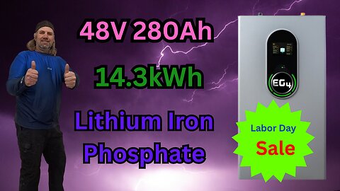EG4-Wallmount Indoor Battery installation (12XP Part 3)