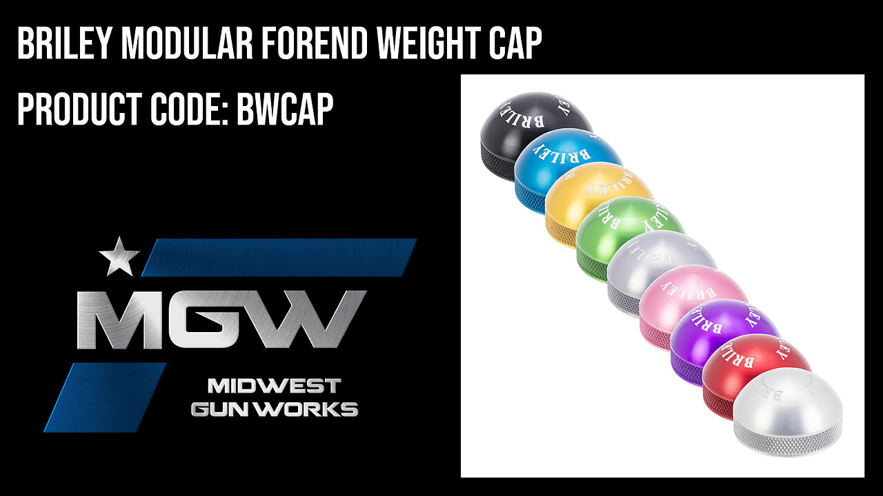 Briley Modular Forend Weight Caps - BWCAP