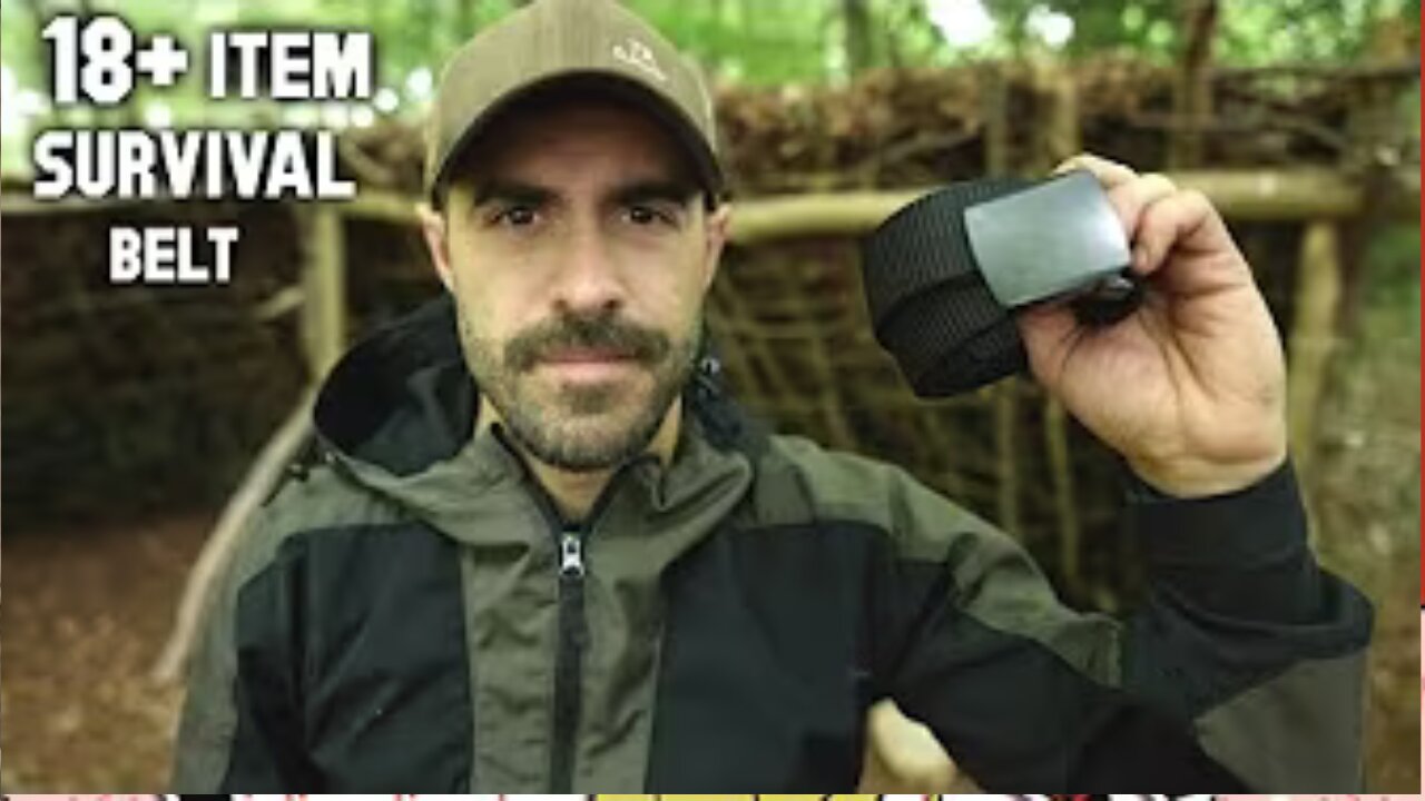 🏕️🔪 Solo Bushcraft with Survival Belt ⚡ 18+ Items Put to the Test!