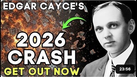 URGENT: Edgar Cayce’s Financial Warning for 2026 (The Crash Worse Than 1929)