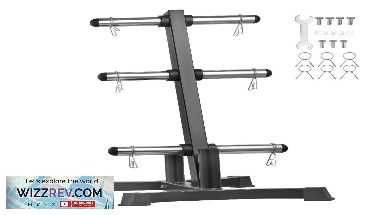 Weighted Rack Support Weight Plate Rack Home Gym Barbell Storage Stand 2 inch 1000 lbs Review