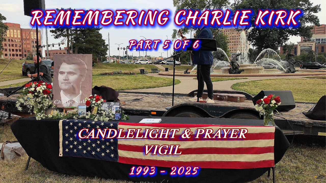 Charlie Kirk Candlelight & Prayer Vigil - Kansas City Plaza - Part 5 of 6
