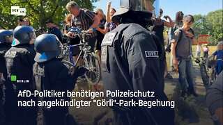 Berlin: AfD-Politiker benötigen Polizeischutz nach angekündigter "Görli"-Park-Begehung