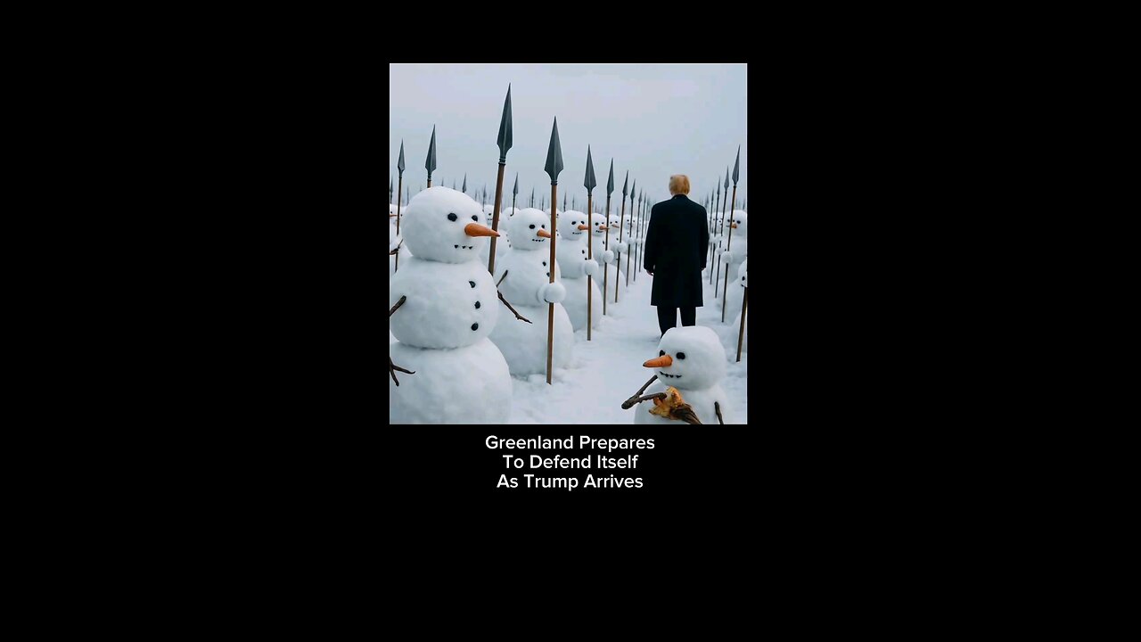 Greenland Prepares To Defend Itself As Trump Arrives
