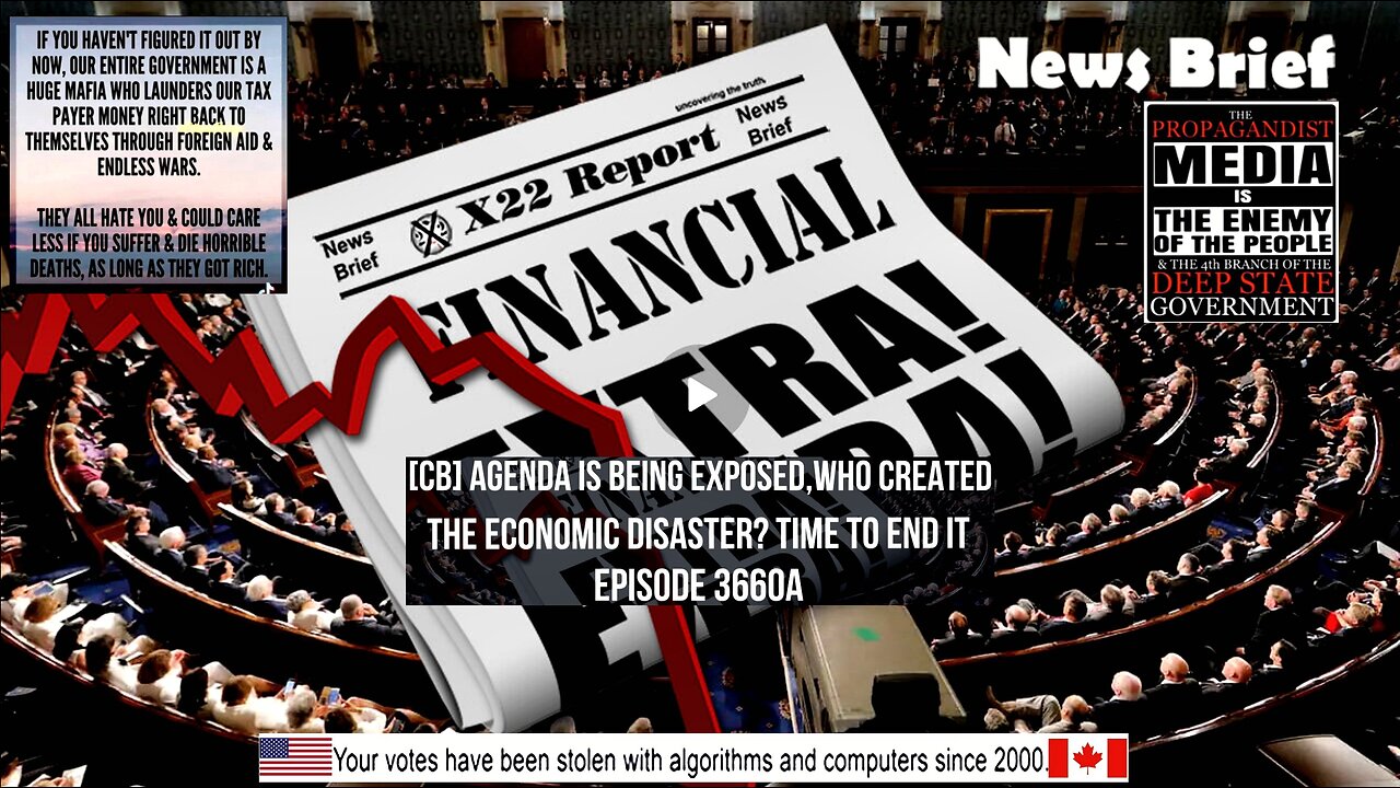 Ep. 3660a - [CB] Agenda Is Being Exposed,Who Created The Economic Disaster? Time To End It