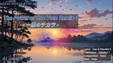 一票のチカラ Remix-1 -The Power of One Vote-