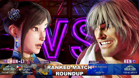 Kuya Kalbo SF6 Ranked Match Roundup. Chun Li Master Rank [Hori Fight Stick]
