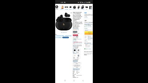 Beats Studio Buds + | True Wireless Noise Can Apple & Android Compatibility, Built-in Microphone,