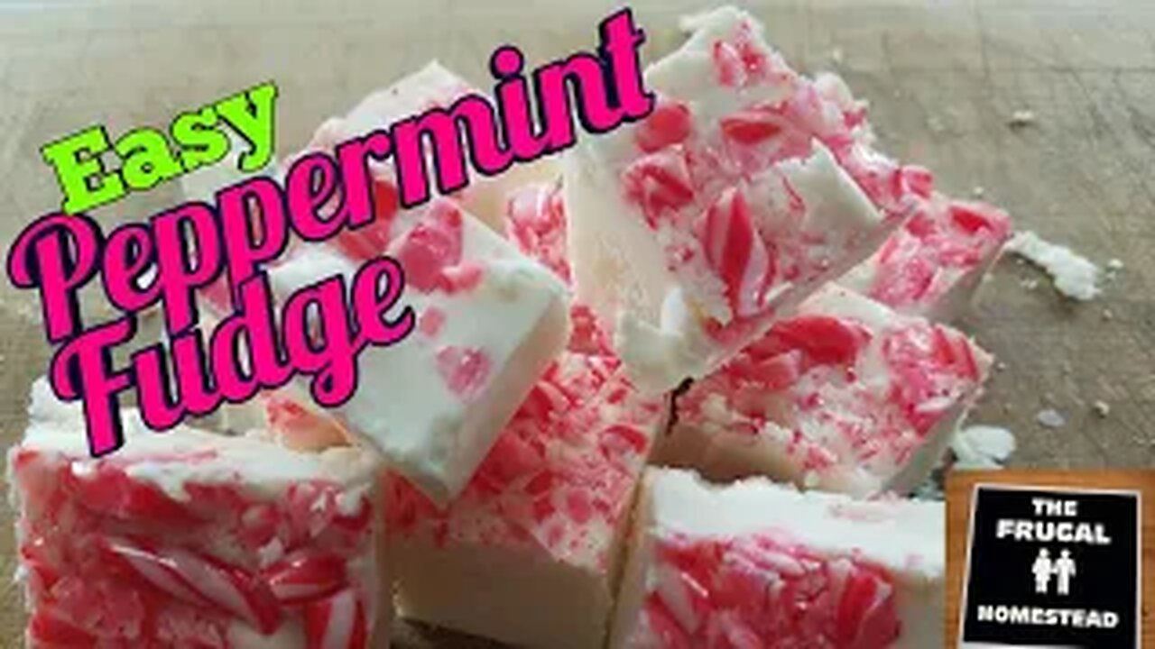 Easy Peppermint Fudge
