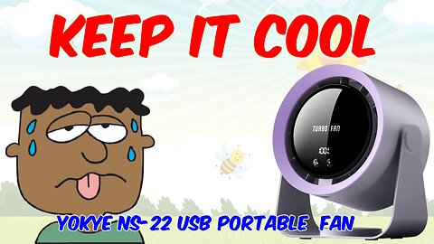 YOKYE NS-22 USB Portable Desk Fan Review
