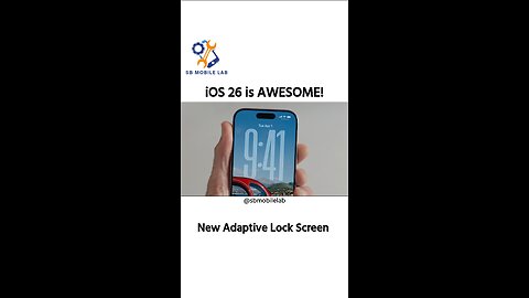 iOS 26 *New Adaptive Lock Screen*