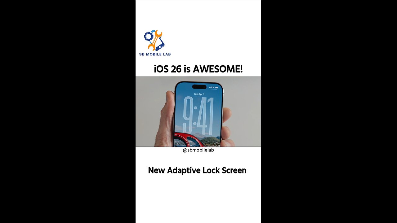 iOS 26 *New Adaptive Lock Screen*