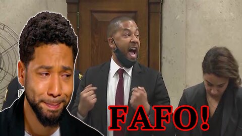 DISGRACED RACE HOAXER Jussie Smollett's career is FINISHED! FAFO!