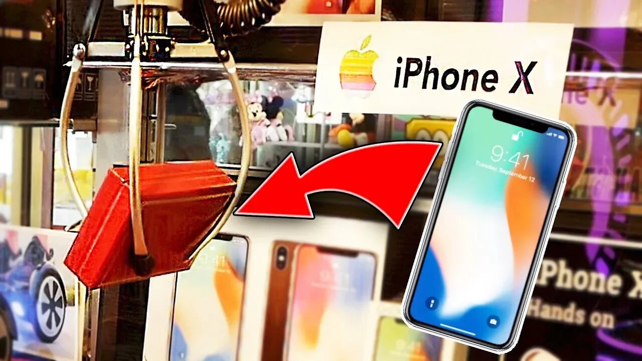 There’s an iPhone X in this Claw Machine...