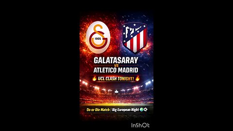 Galatasaray 🆚 Atletico Madrid 🔥 UCL Clash Tonight! 🔥