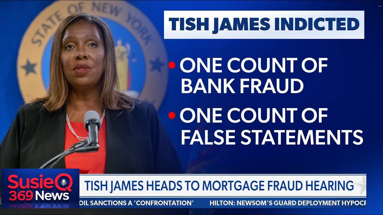 TISH JAMES HEADS TO MORTGAGE FRAUD HEARING