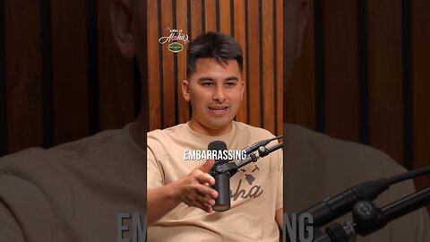 He was embarrassed to speak Hawaiian in Hawai'i growing up 🙁