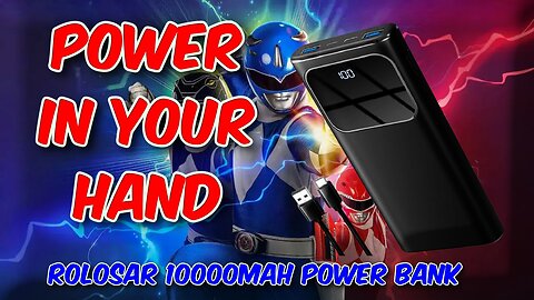 Rolosar DY-201 10000 mAh Power Bank Review.