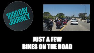 1000 Day Journey 0690 Just a few Bikes on the Road
